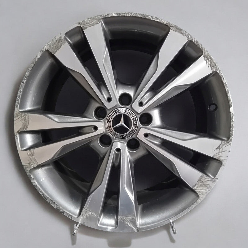 1x Alufelge 18 Zoll 7.5" 5x112 44ET Glanz Graphit A2054012802 Mercedes-Benz Mg