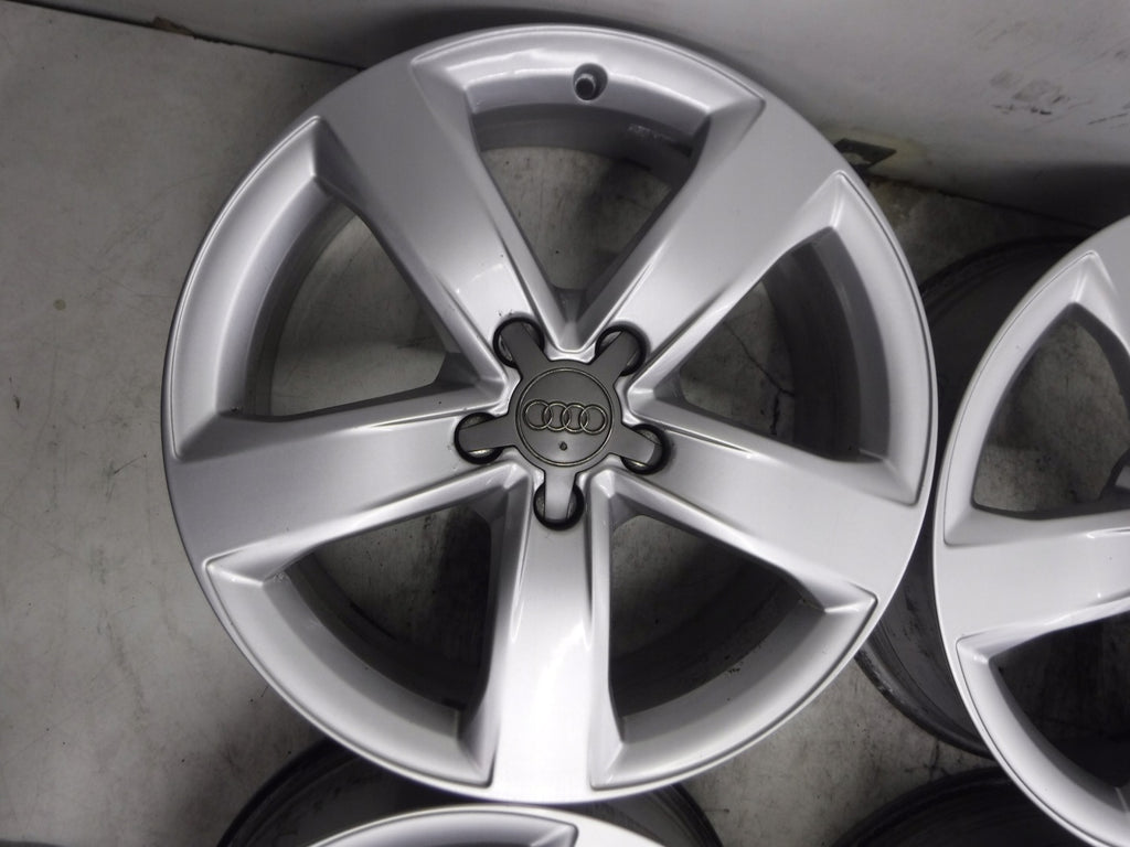 4x Alufelge 18 Zoll 7.5" 5x112 37ET Glanz Silber 4G0601025 Audi A4 A3 Rim Wheel FEL5703706151sr