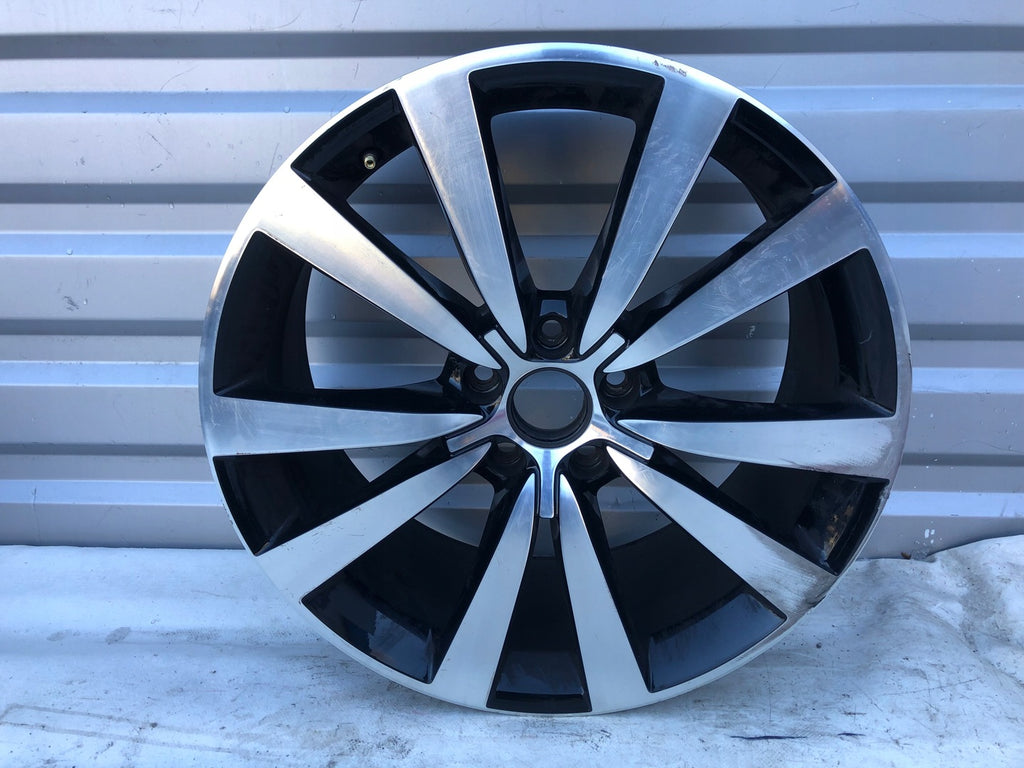 1x Alufelge 18 Zoll 8.0" 5x112 48ET Glanz Schwarz 5C0601025M VW New Beetle