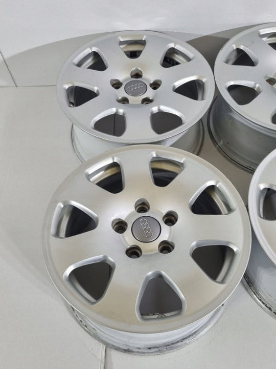 4x Alufelge 15 Zoll 7.0" 5x112 39ET Glanz Silber 8E0601025 Audi Rim Wheel FEL4700186614po