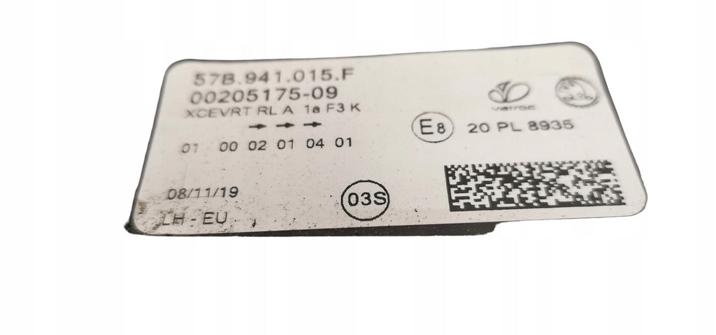 Frontscheinwerfer Skoda Karoq 57B941015F Full LED Links Scheinwerfer Headlight SCH6783589261ph