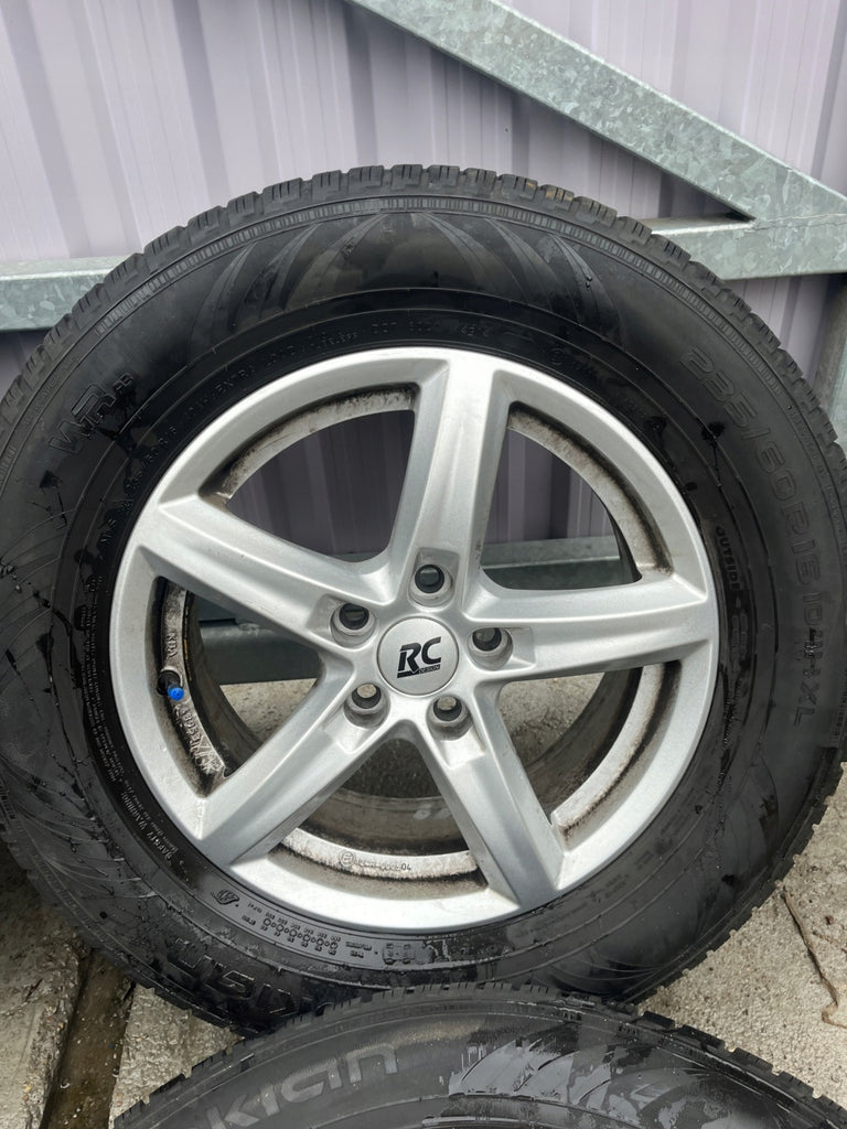 4x Alufelge 16 Zoll 6.5" 5x108 50ET Silber KBA48953 Rim Wheel FEL8392036415tw