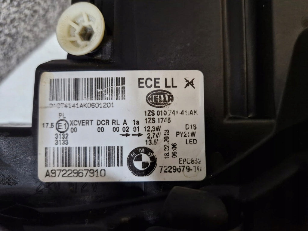 Frontscheinwerfer BMW 1 F20 7229679 Links Scheinwerfer Headlight SCH5743974026dl