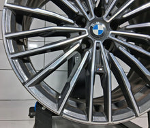 Load image into Gallery viewer, 1x Alufelge 20 Zoll 8.0" 5x112 26ET Glanz Grau 8072025 87169090 BMW G14 G15 Mg FEL3900210332hh
