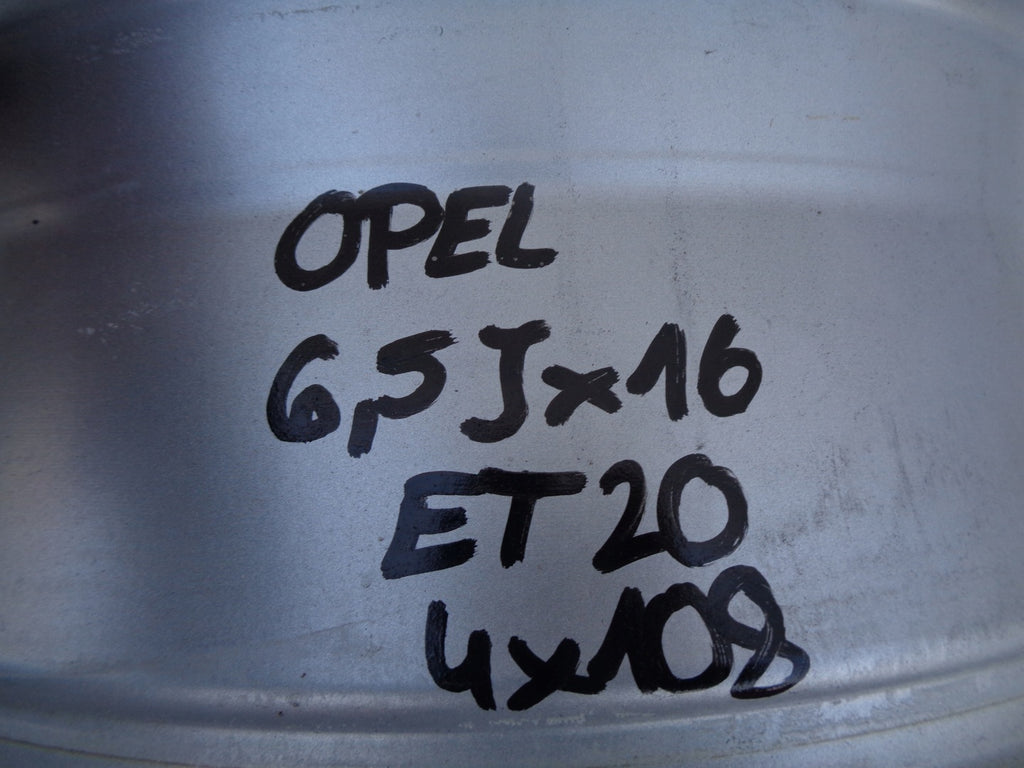 1x Alufelge 16 Zoll 6.5" 4x108 20ET 39007897 Opel Rim Wheel FEL7521037110xv