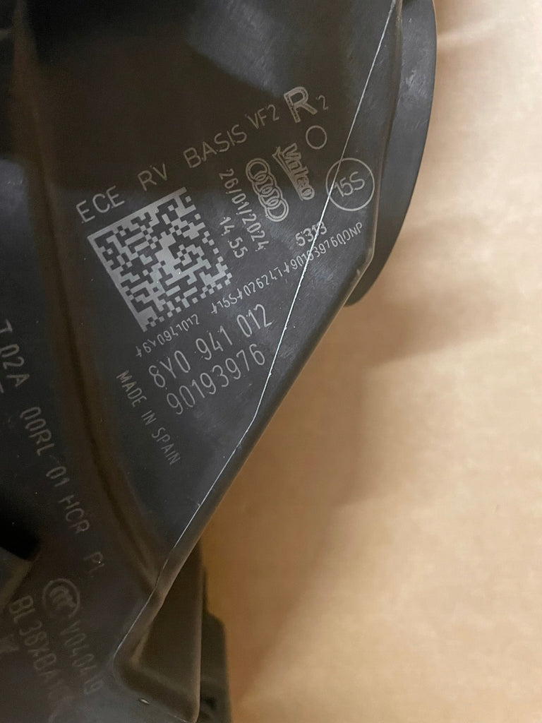 Frontscheinwerfer Audi A3 8Y0941012 LED Rechts Scheinwerfer Headlight