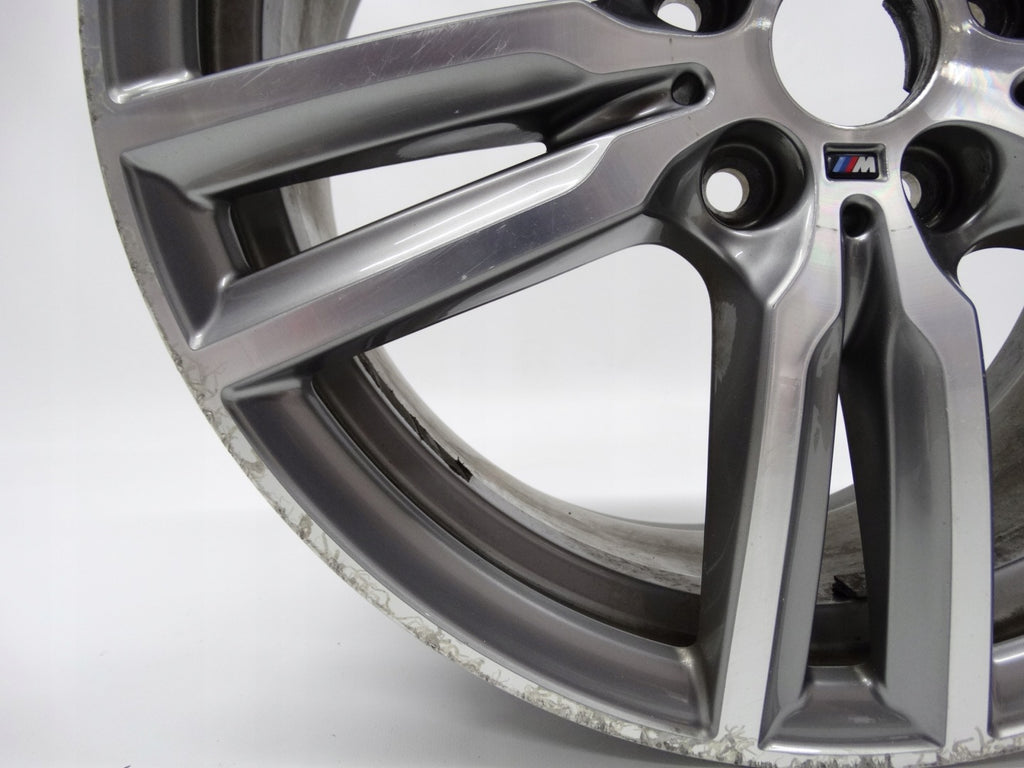 1x Alufelge 18 Zoll 8.0" 5x112 57ET Glanz Grau 7848602 BMW 2 F45 F46 Mg FEL7532997101si