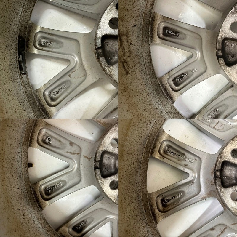 1x Alufelge 17 Zoll 7.0" 5x112 38ET Glanz Silber 3G8601025 VW Arteon Rim Wheel FEL6900486699cm