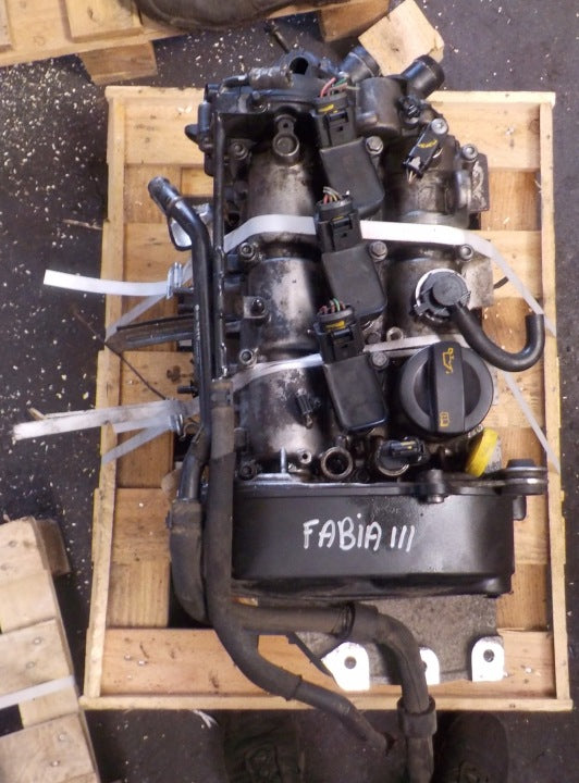 Motor Skoda Fabia III CHY 1.0 MPI 60PS 2021 Benzin Engine Unkomplett MOT9004919455cr