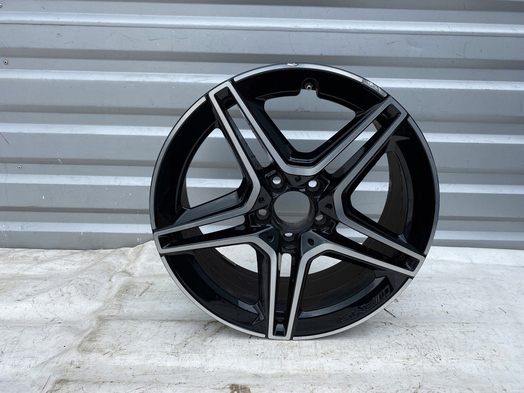 1x Alufelge 18 Zoll 7.5" 5x112 49ET Glanz Grau A1774011500 Mercedes-Benz