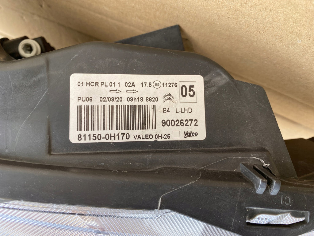 Frontscheinwerfer Citroën C1 II 811500H170 Links Scheinwerfer Headlight