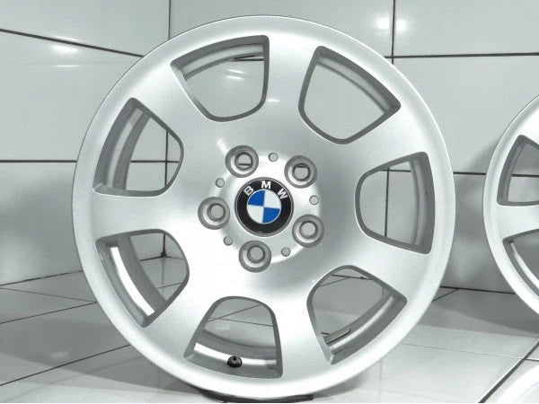 4x Alufelge 16 Zoll 7.0" 5x120 20ET Silber 6762000 BMW E61 Rim Wheel FEL6631188736cu