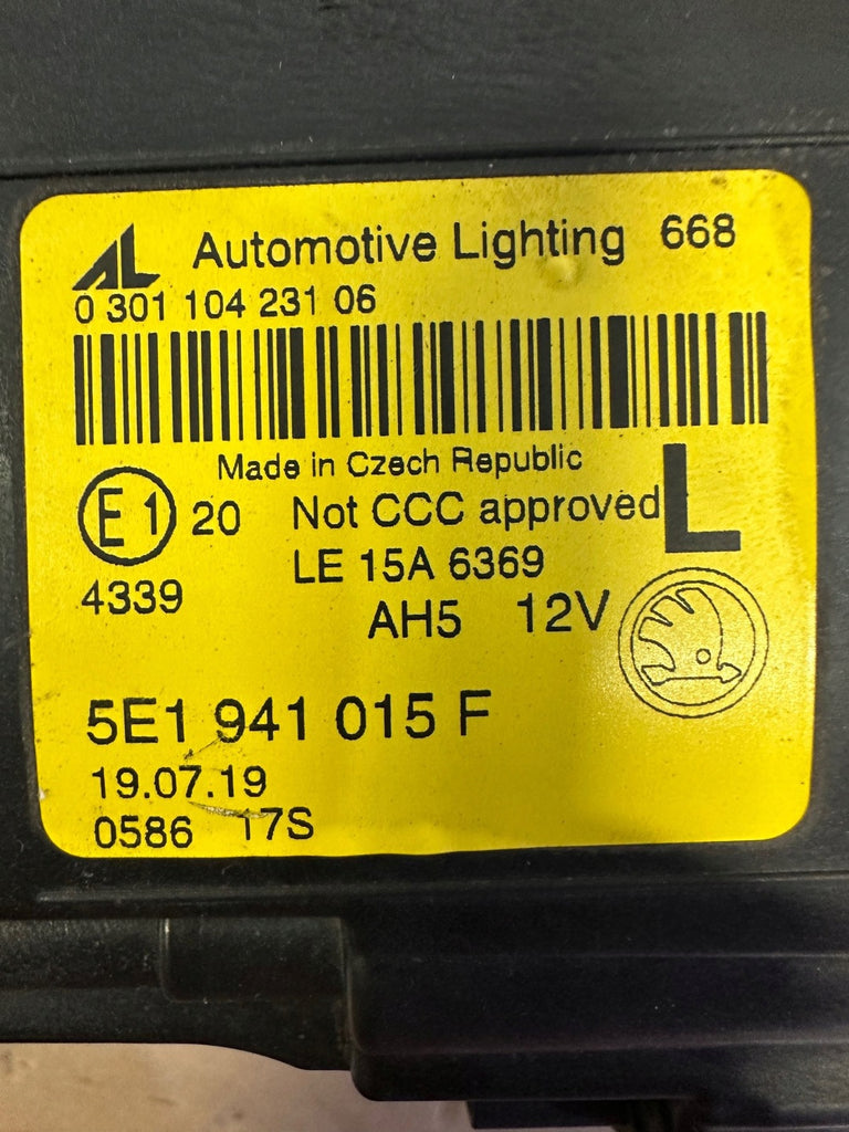 Frontscheinwerfer Skoda Octavia III 5E1941015F Full LED Links Headlight SCH2215215089fs
