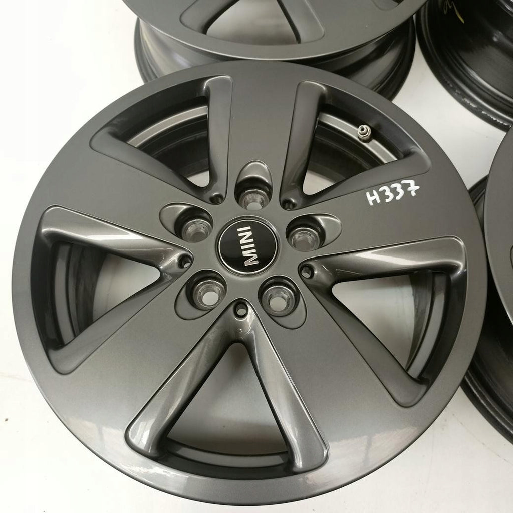 4x Alufelge 16 Zoll 6.5" 5x112 54ET Glanz Grau 6887935 Audi Mini I Rim Wheel FEL8175069259ac
