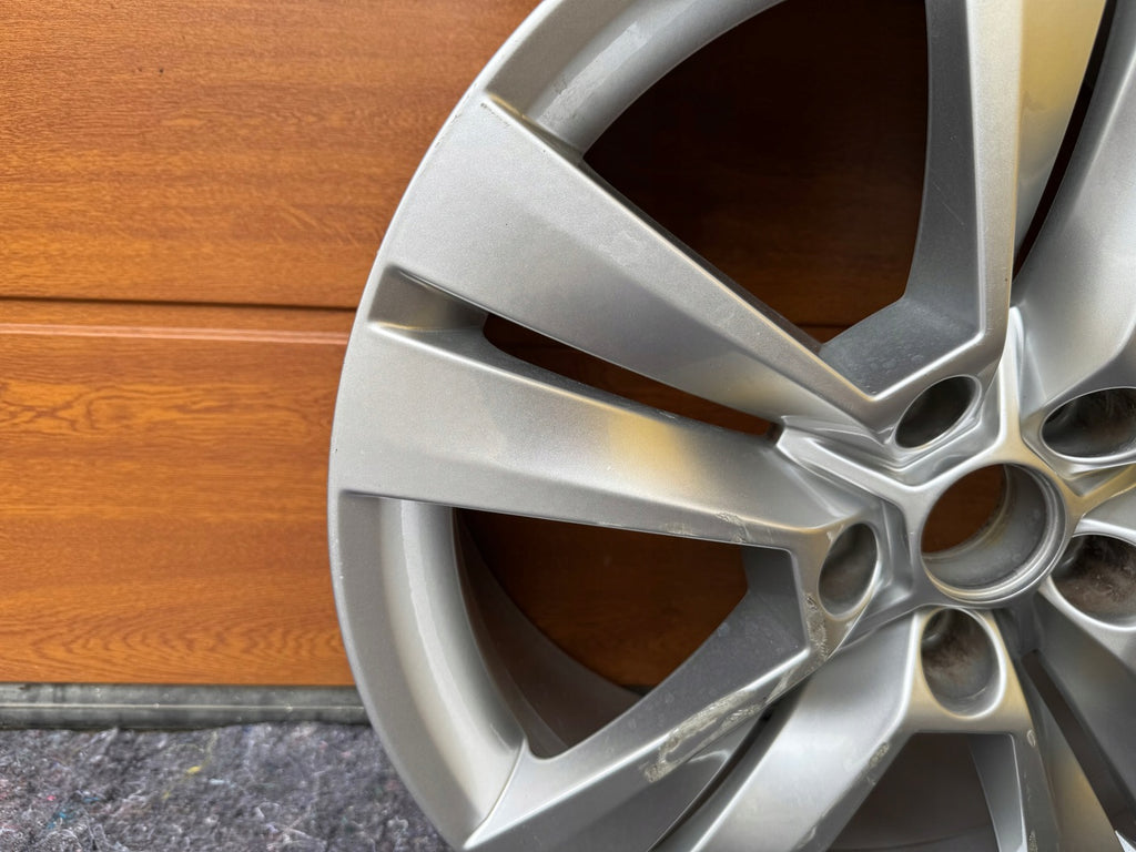 1x Alufelge 18 Zoll 7.0" 5x112 45ET Glanz Silber 57A601025E Skoda Kodiaq