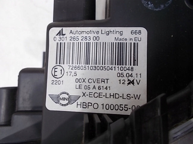 Frontscheinwerfer Mini R55 R56 030126528300 Xenon Links Scheinwerfer Headlight SCH8062338129bk