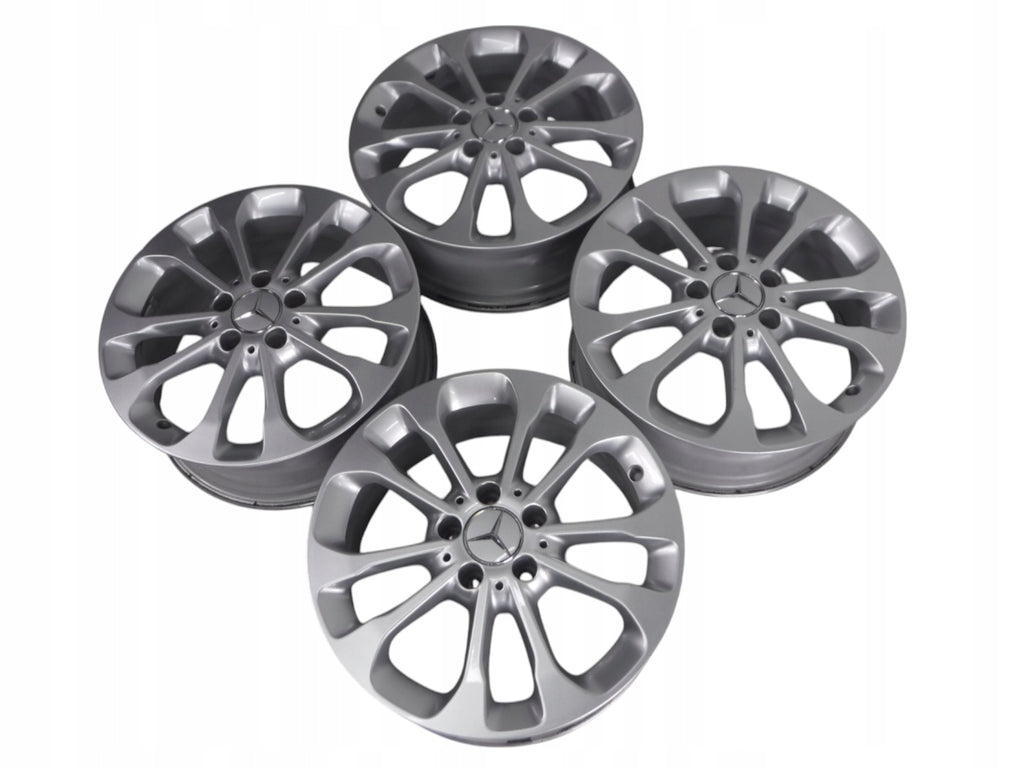 4x Alufelge 17 Zoll 6.5" 5x112 38ET Glanz Silber A1564011700 Audi 4 Gla I FEL4104420033fp