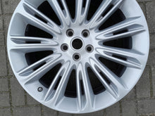 Load image into Gallery viewer, 1x Alufelge 22 Zoll 9.5" 5x120 49ET Glanz Silber JK521007 Land Rover Sport FEL5018596120uq
