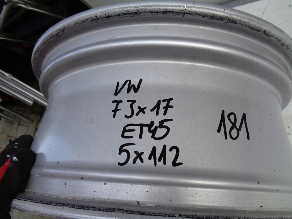 1x Alufelge 17 Zoll 7.0" 5x112 45ET 2GA601025A Vw Rim Wheel FEL7783412421ov