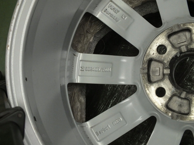 1x Alufelge 17 Zoll 6.5" 5x112 52ET Glanz Silber 5TA601025 Vw Rim Wheel FEL6251350141uz