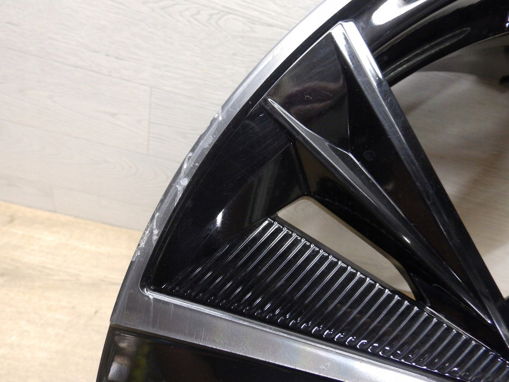 1x Alufelge 18 Zoll 8.0" 5x108 48ET Glanz Schwarz 9835058180 Peugeot 308 Iii