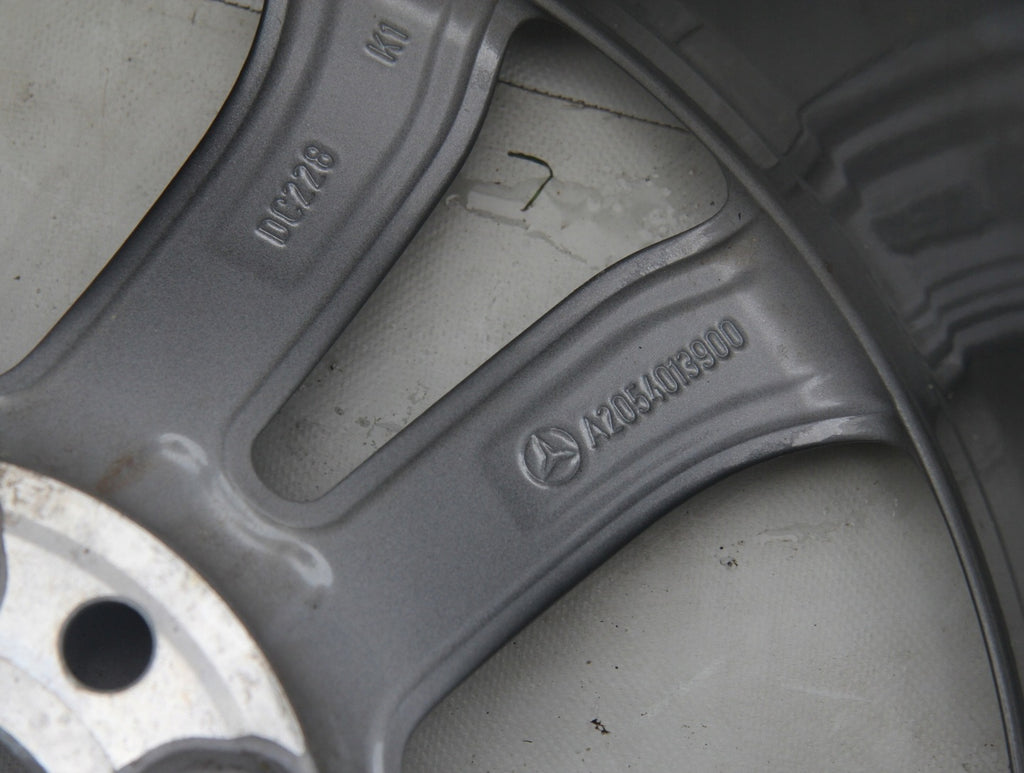 1x Alufelge 17 Zoll 7.0" 5x112 48,5ET A2054010200 Mercedes-Benz W205 Rim Wheel