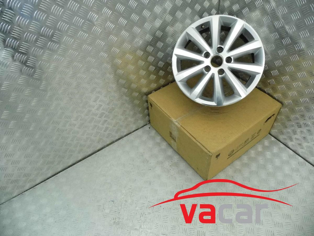 1x Alufelge 16 Zoll 6.0" 5x112 50ET Glanz Silber 2K5601025E VW Passat B7