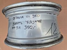 Load image into Gallery viewer, 1x Alufelge 18 Zoll 7.5" 5x112 51ET 5E0601025Q- Skoda Octavia Iii Rim Wheel FEL3611767372na