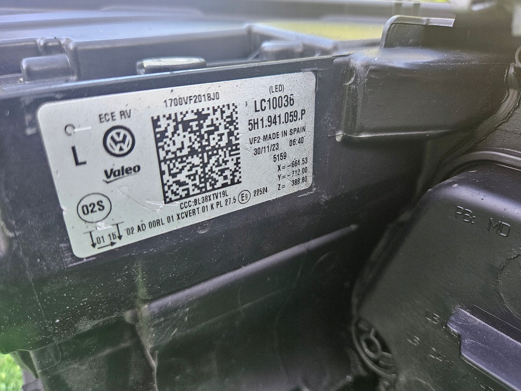 Frontscheinwerfer VW Golf VIII 5H1941059P Links Scheinwerfer Headlight SCH1168618000th