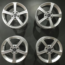 Load image into Gallery viewer, 4x Alufelge 17 Zoll 6.5" 5x112 44ET Glanz Silber A1774011200 Mercedes-Benz W177 FEL2954822553kf