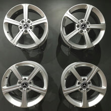 Laden Sie das Bild in den Galerie-Viewer, 4x Alufelge 17 Zoll 6.5" 5x112 44ET Glanz Silber A1774011200 Mercedes-Benz W177 FEL2954822553kf