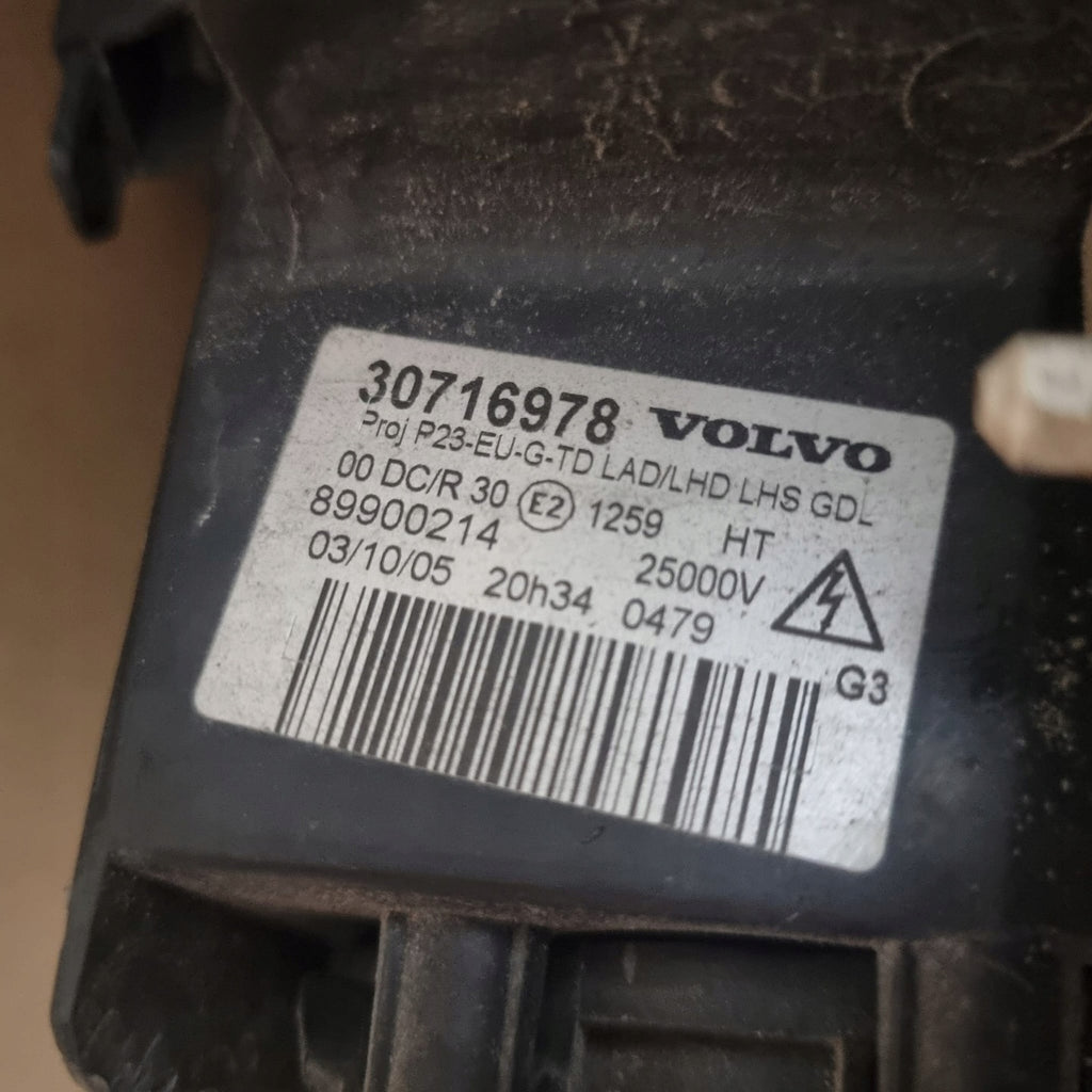 Frontscheinwerfer Volvo S80 30716978 Xenon Links Scheinwerfer Headlight