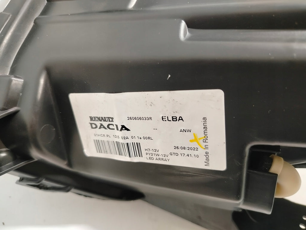 Frontscheinwerfer Dacia Sandero III Logan 260606033R LED Links Headlight