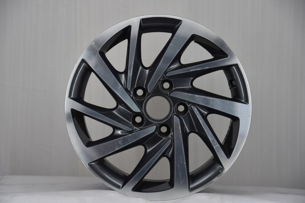 1x Alufelge 16 Zoll 6.5" 5x112 48ET Glanz 5TA601025L Mg Rim Wheel FEL6420230584tp