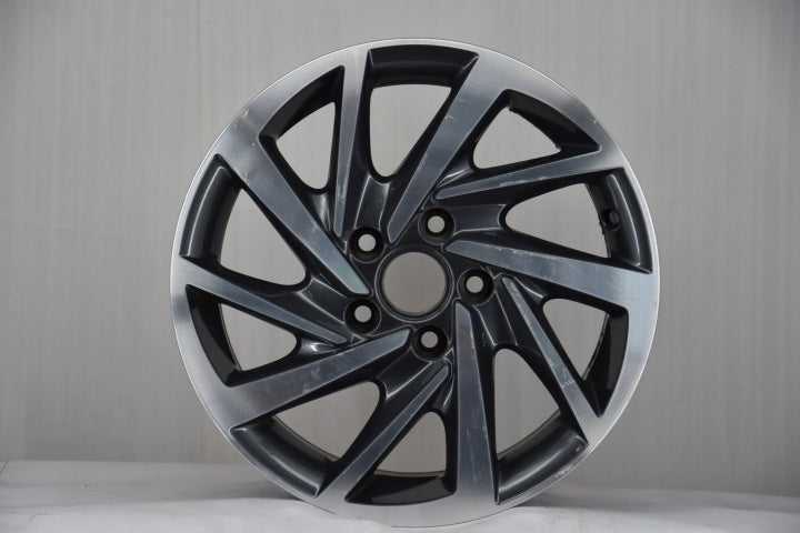 1x Alufelge 16 Zoll 6.5" 5x112 48ET Glanz 5TA601025L Mg Rim Wheel FEL6420230584tp