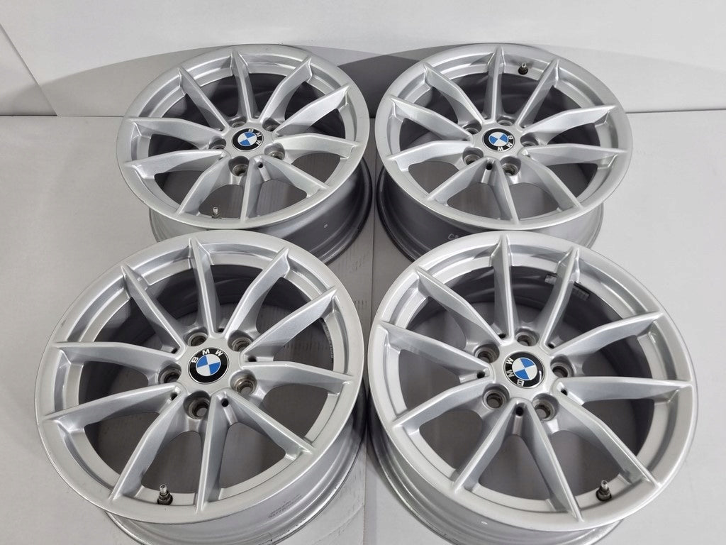 4x Alufelge 16 Zoll 6.5" 5x112 22ET Glanz Silber 6876921 BMW Rim Wheel FEL4423989707jh