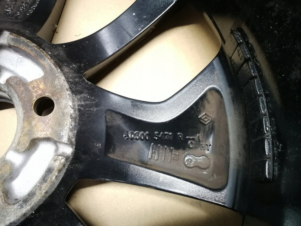 1x Alufelge 16 Zoll 6.5" 4x100 44ET Glanz Silber 403005471 Renault Clio Iv FEL9852747980gi