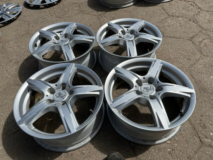 4x Alufelge 16 Zoll 6.5" 5x112 35ET 1221D VW Touran Rim Wheel FEL3571821982od