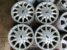Laden Sie das Bild in den Galerie-Viewer, 4x Alufelge 16 Zoll 6.0" 4x108 49 5ET Glanz Silber Ford I Rim Wheel FEL9297206482kz