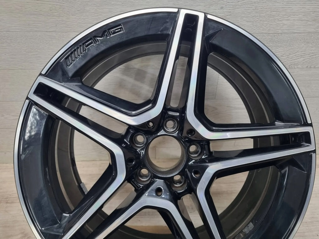 1x Alufelge 19 Zoll 8.0" 5x112 38ET A2534015300 Mercedes-Benz Glc Amg Rim Wheel FEL5172291150kr