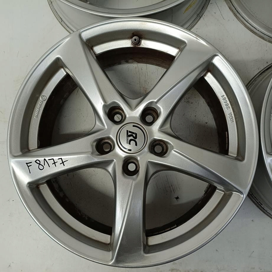 4x Alufelge 17 Zoll 7.0" 5x112 47ET Glanz Silber Audi I Rim Wheel FEL5632386341hx