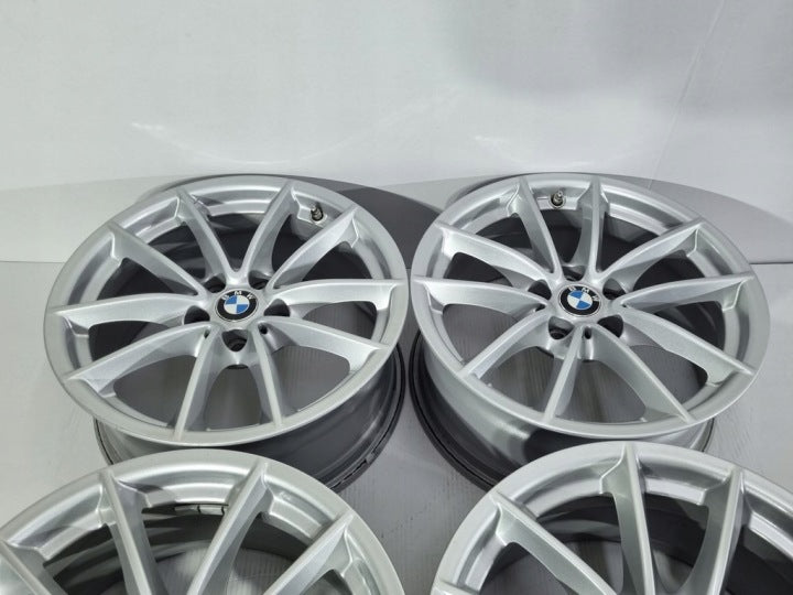 4x Alufelge 17 Zoll 7.5" 5x112 27ET Glanz Silber BMW Rim Wheel FEL7337409655ej
