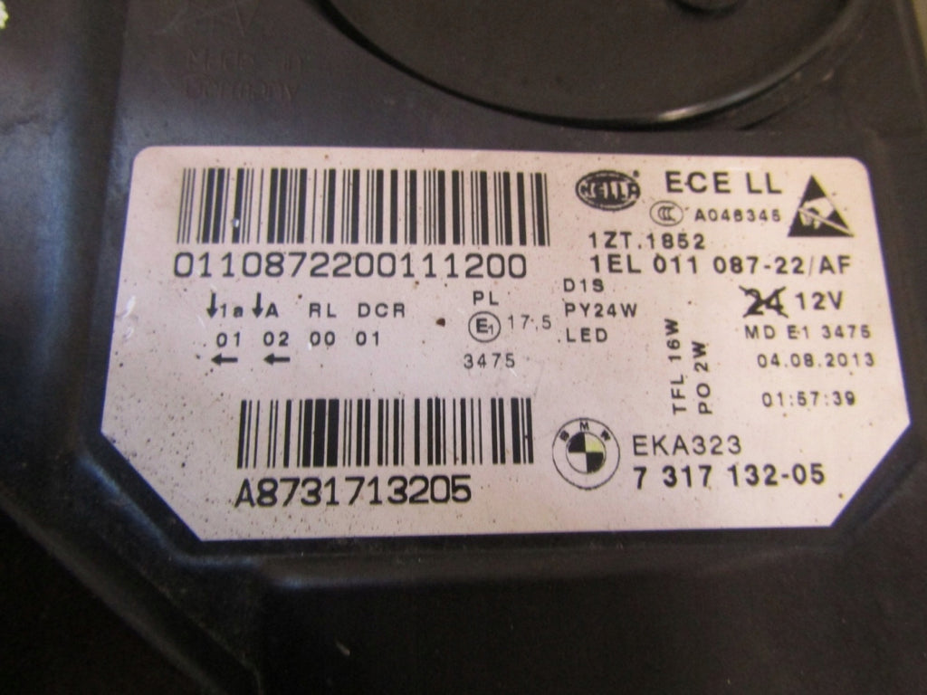 Frontscheinwerfer BMW 5 F11 F10 7317132 Xenon Rechts Scheinwerfer Headlight SCH3757292205yw
