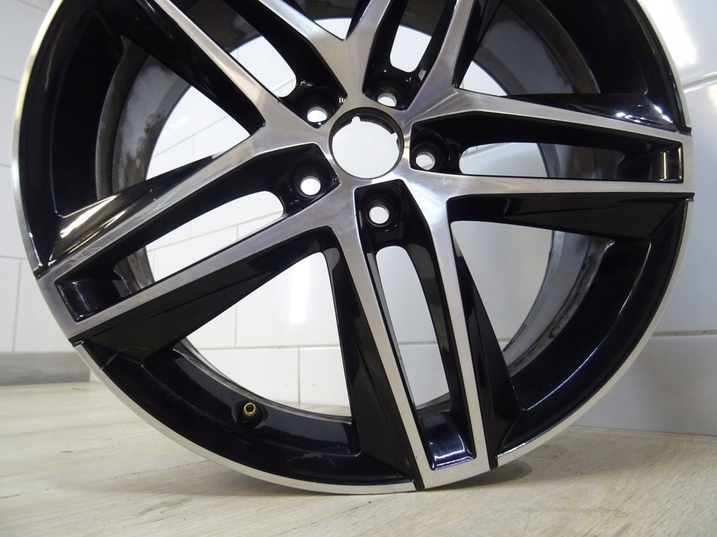 1x Alufelge 18 Zoll 7.0" 5x100 51ET Glanz Schwarz 6F0601025 Seat Ibiza Rim Wheel FEL5909105639os