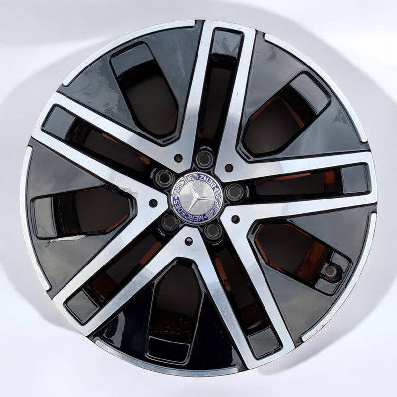 1x Alufelge 18 Zoll 7.5" 5x112 53ET Glanz Schwarz A2474012700 Mercedes-Benz W247