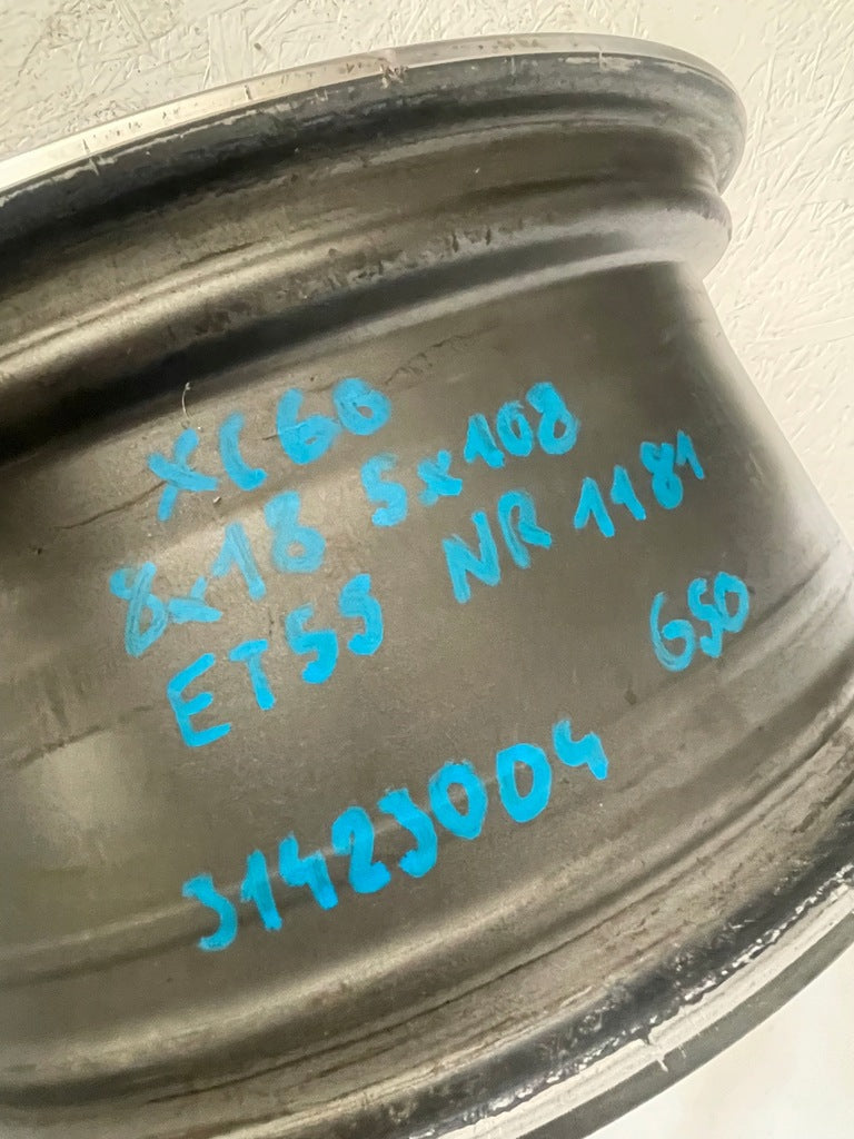 1x Alufelge 18 Zoll 8.0" 5x108 55ET 31423004- Volvo Xc60 Rim Wheel FEL1535749007sg