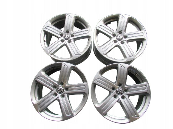 4x Alufelge 18 Zoll 7.5" 5x112 49ET Glanz Silber 5G0601025 VW Golf Vii Rim Wheel FEL7142618788zf