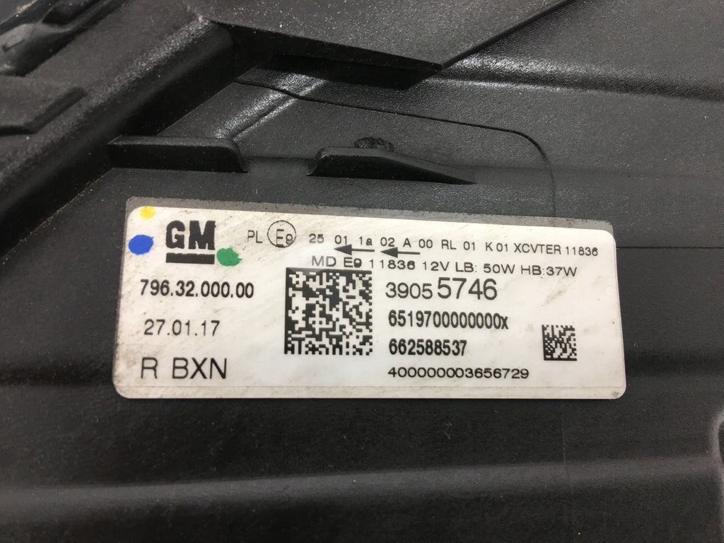 Frontscheinwerfer Opel Astra K 39055746 Full LED Rechts Scheinwerfer Headlight SCH8733065250ly