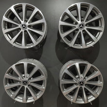 Laden Sie das Bild in den Galerie-Viewer, 4x Alufelge 17 Zoll 7.5" 5x112 40ET Glanz Silber A2134011300- Mercedes-Benz W213 FEL5345280805hs