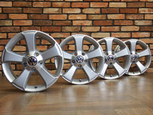 Laden Sie das Bild in den Galerie-Viewer, 4x Alufelge 16 Zoll 6.5" 5x112 42ET Glanz Silber VW Scirocco Passat Rim Wheel FEL6199866324rl